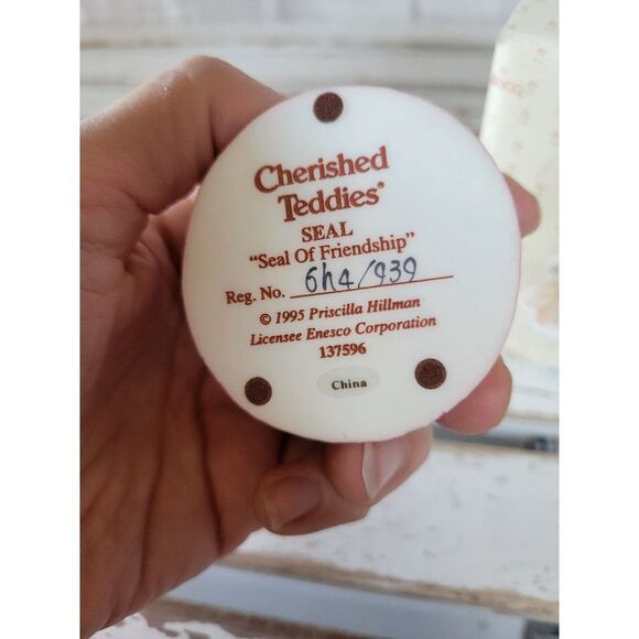 Cherished Teddies seal of friendship circus figurine enesco 137596 - Picture 7 of 7